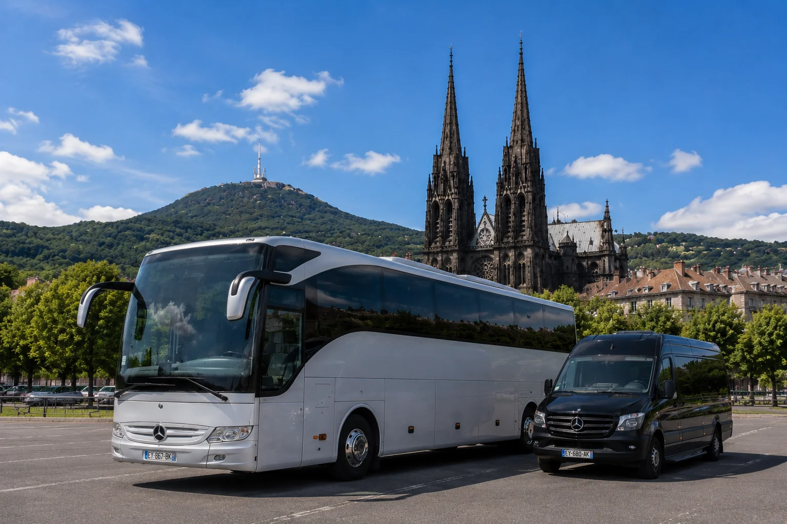 Transport de groupes en autocar à Clermont-Ferrand