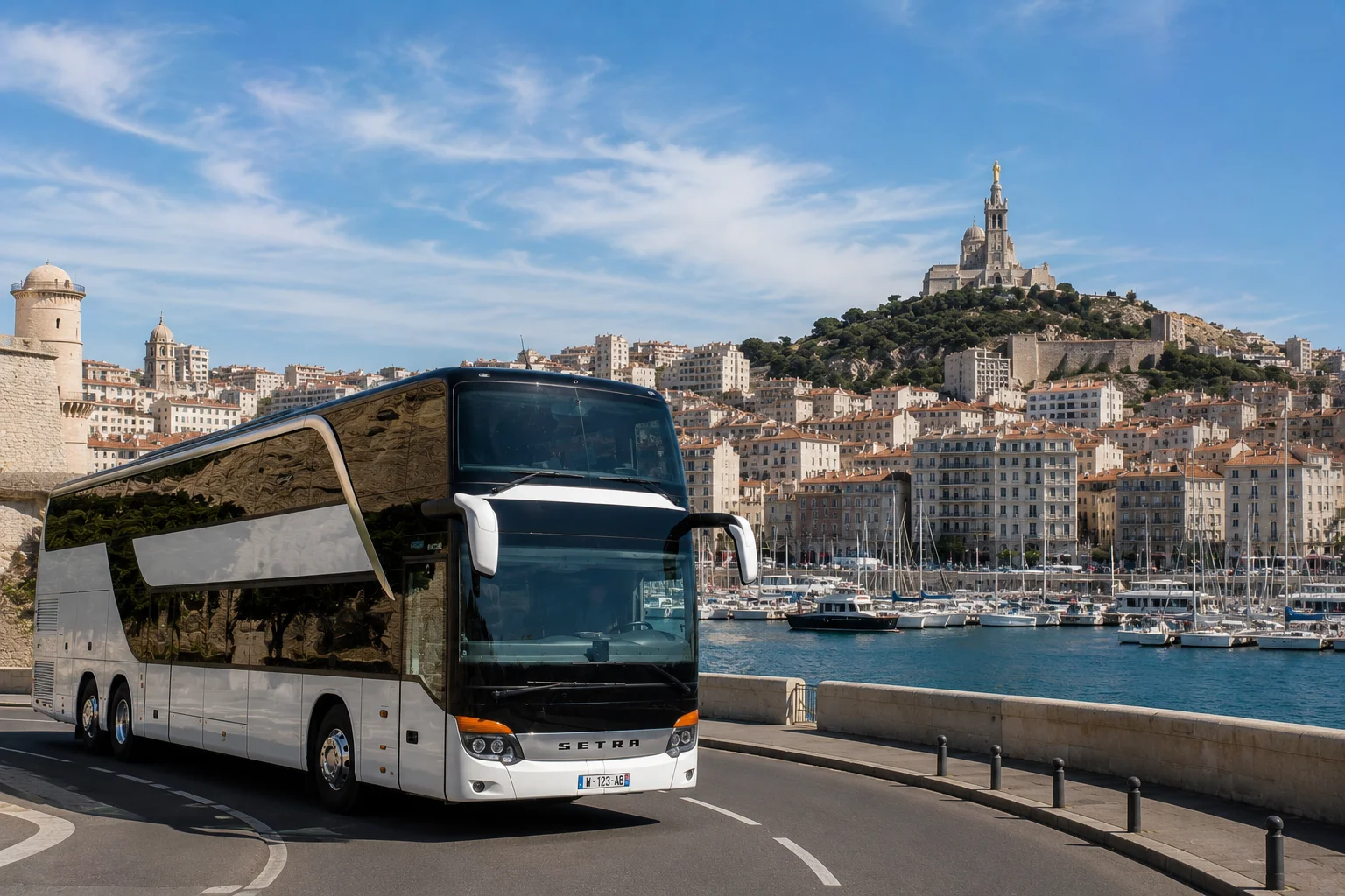Transport de groupes en autocar en France