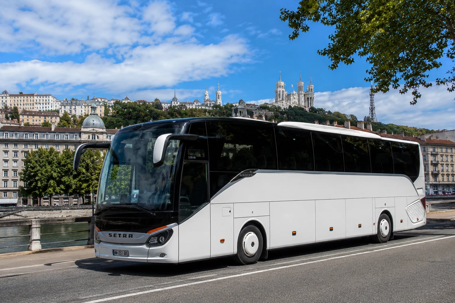 Transport de groupes en autocar à Lyon